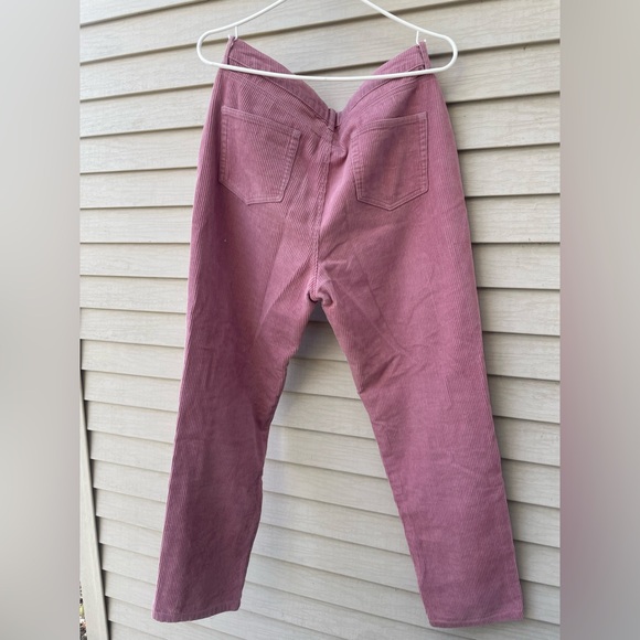 Dusty Rose Corduroy Pants - Picture 3 of 4